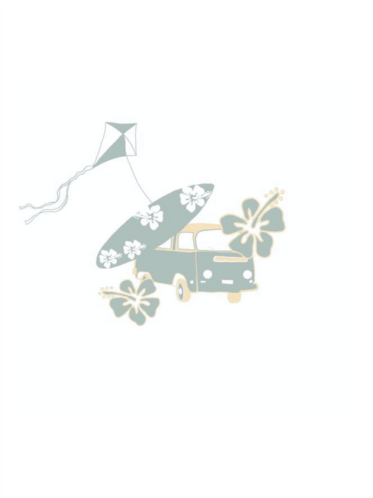 Servietter - Blue Caravan 40x40cm - at home