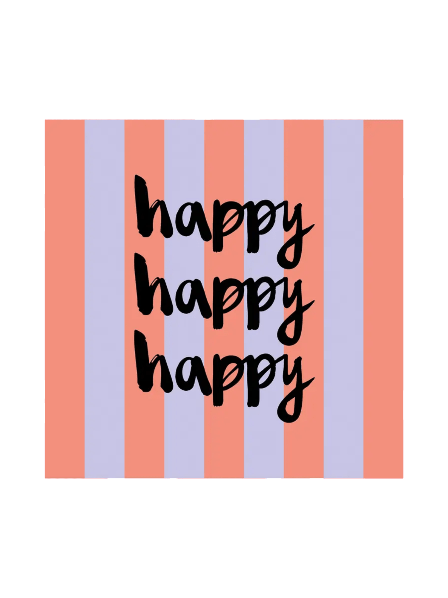 Servietter - Happy 33x33cm - at home