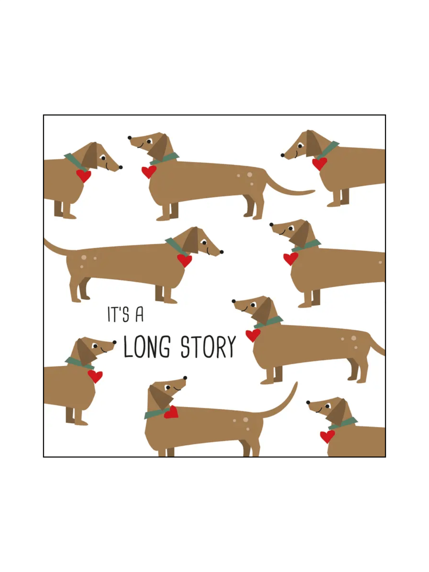 Servietter - Long Story 33x33cm - at home