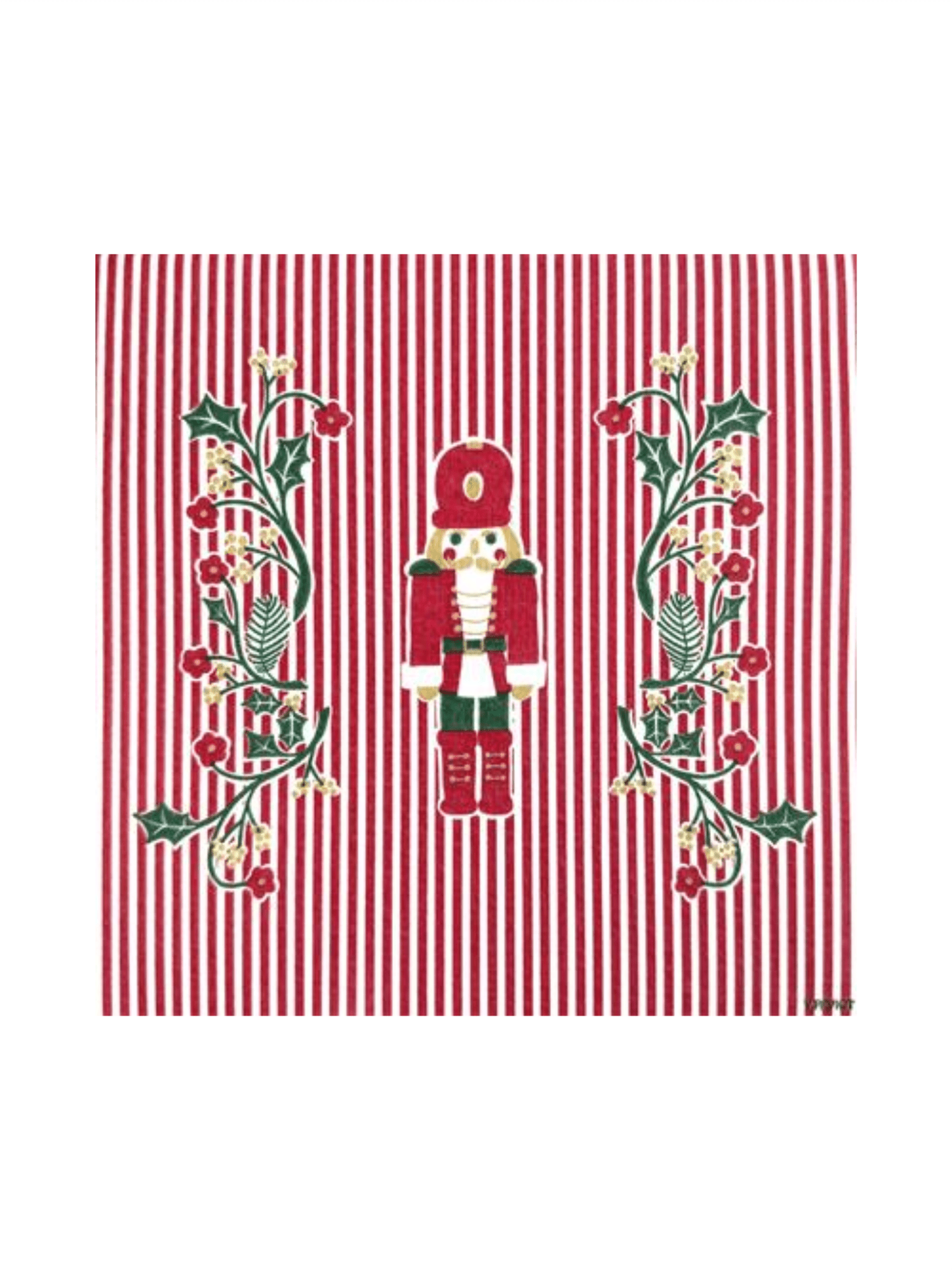 Servietter - Nøtteknekker Rød 40x40cm - at home