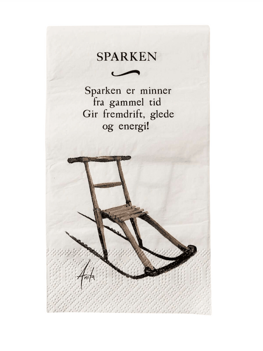 Servietter - Sparken 33x40cm - at home