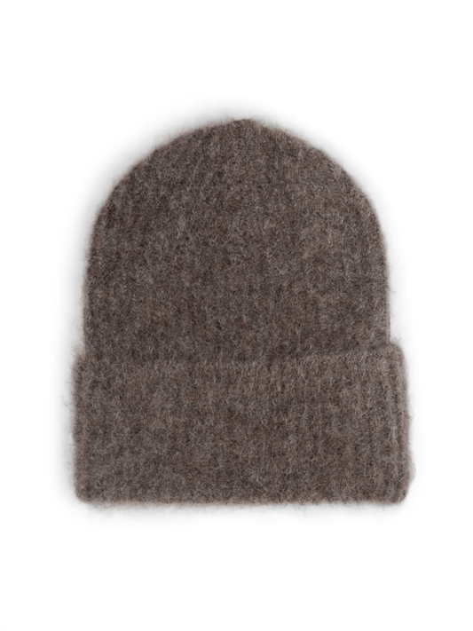 Silje Chunky Hat - Brown - at home