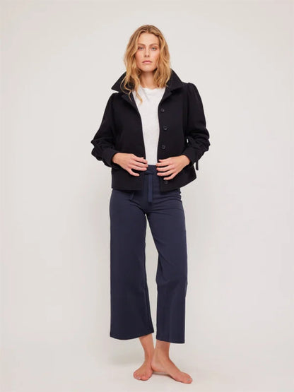 Sissel Coat - Navy - at home