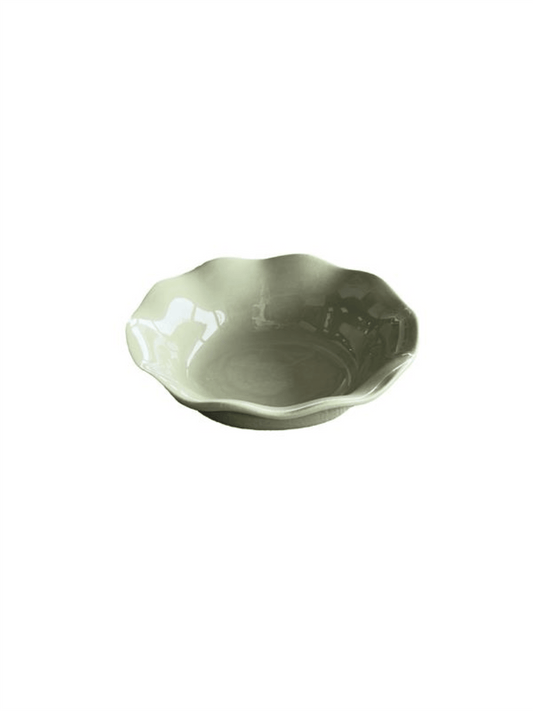 Skål Oval 17cm Wave - Sage - at home