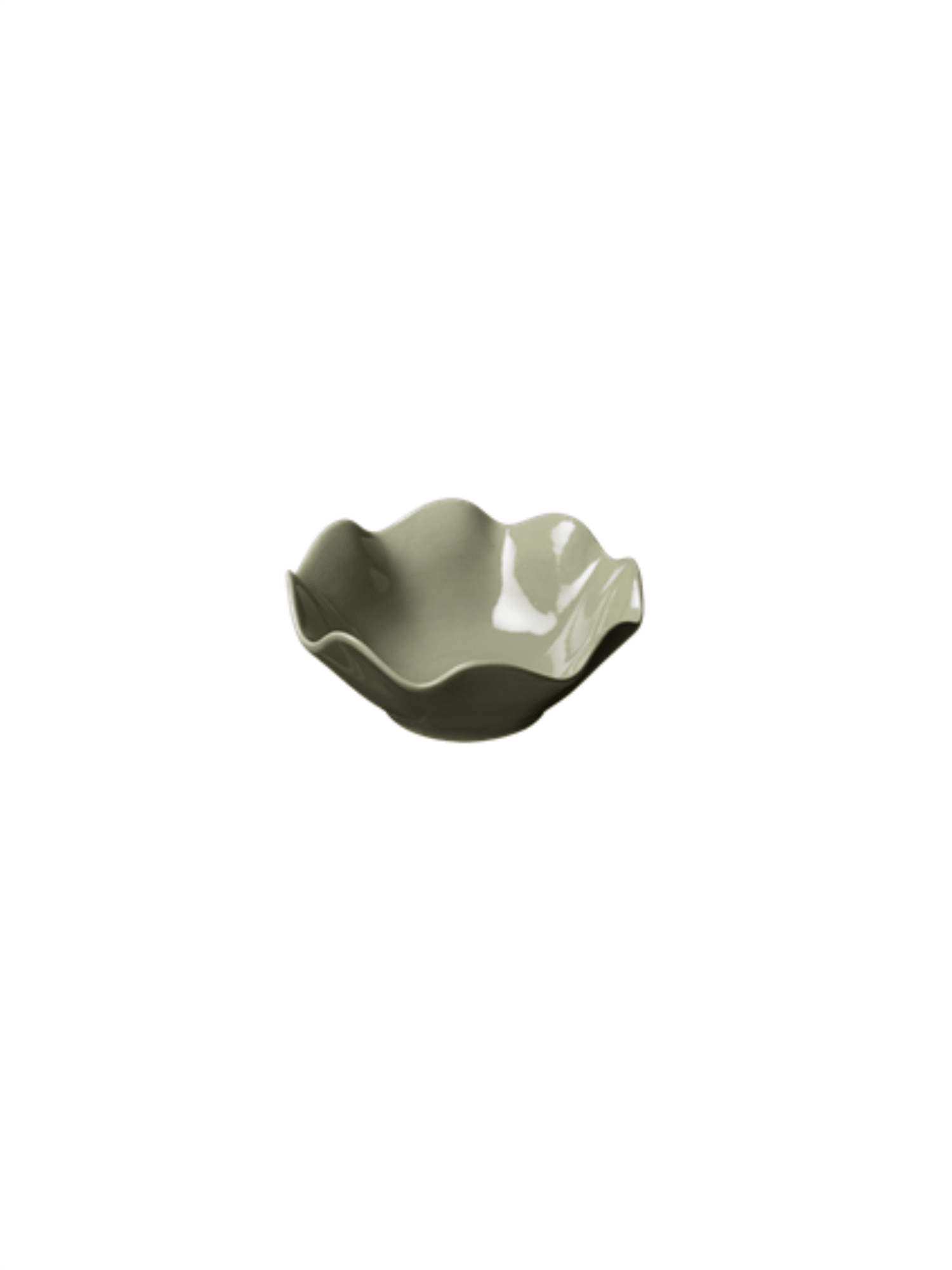 Skål 12cm Wave - Sage - at home