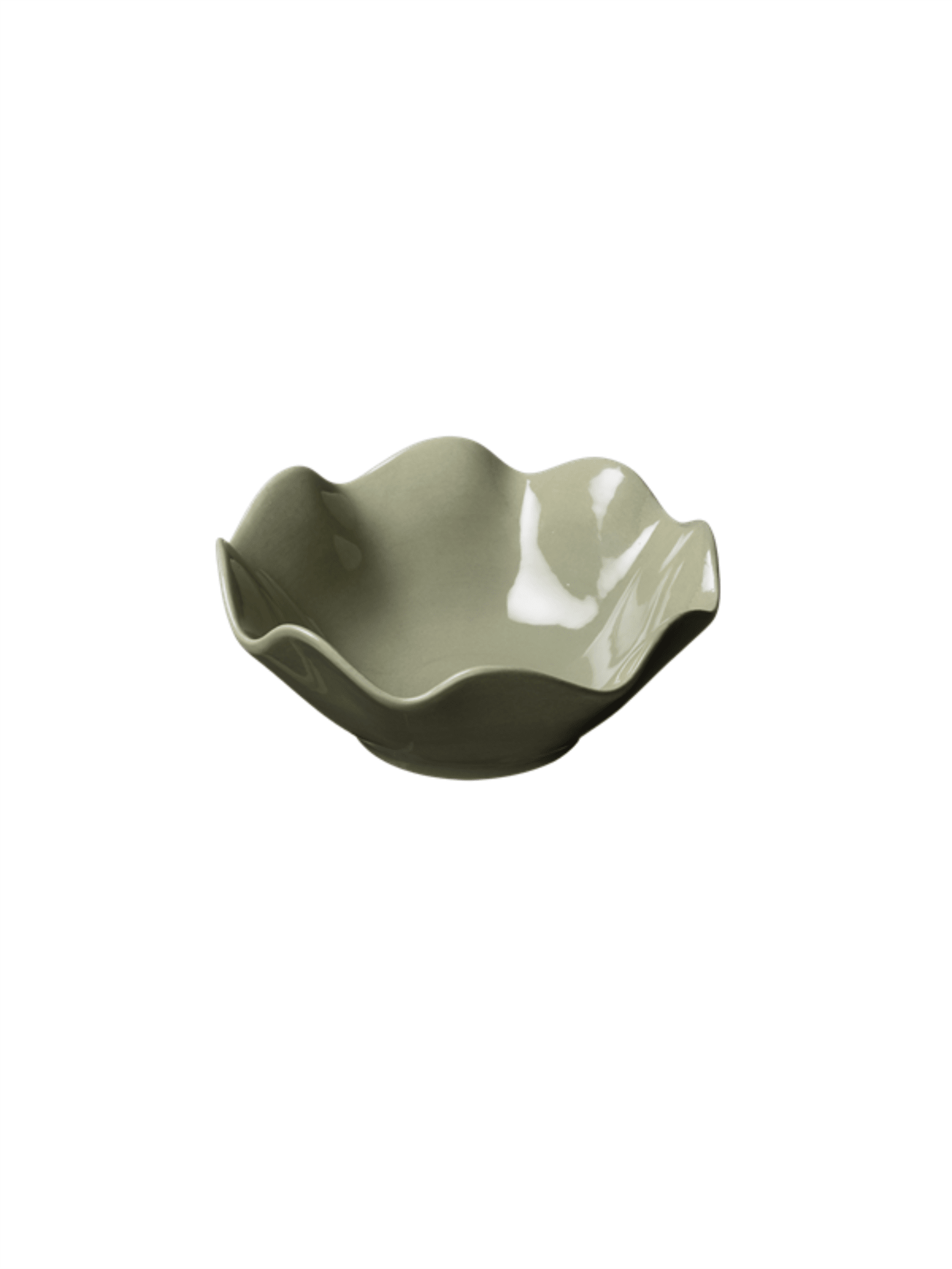 Skål 22cm Wave - Sage - at home
