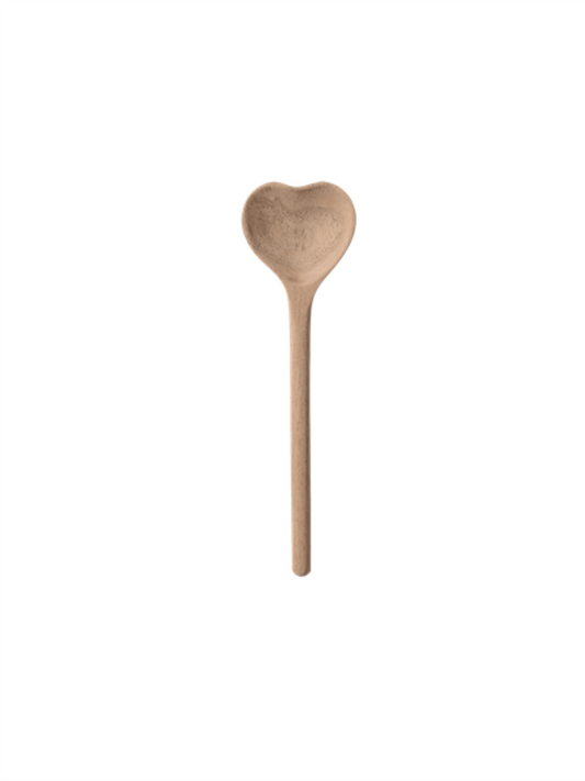 Sleiv Hjerte - Ubehandlet Teak Mini - at home