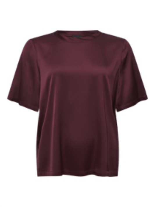 Sophia Blouse - Plum - at home