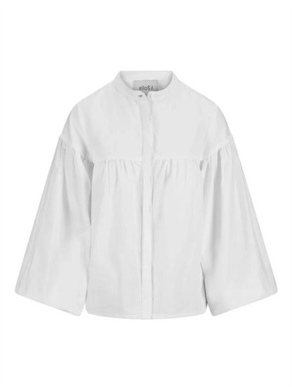 Stine Linen Shirt - White - at home