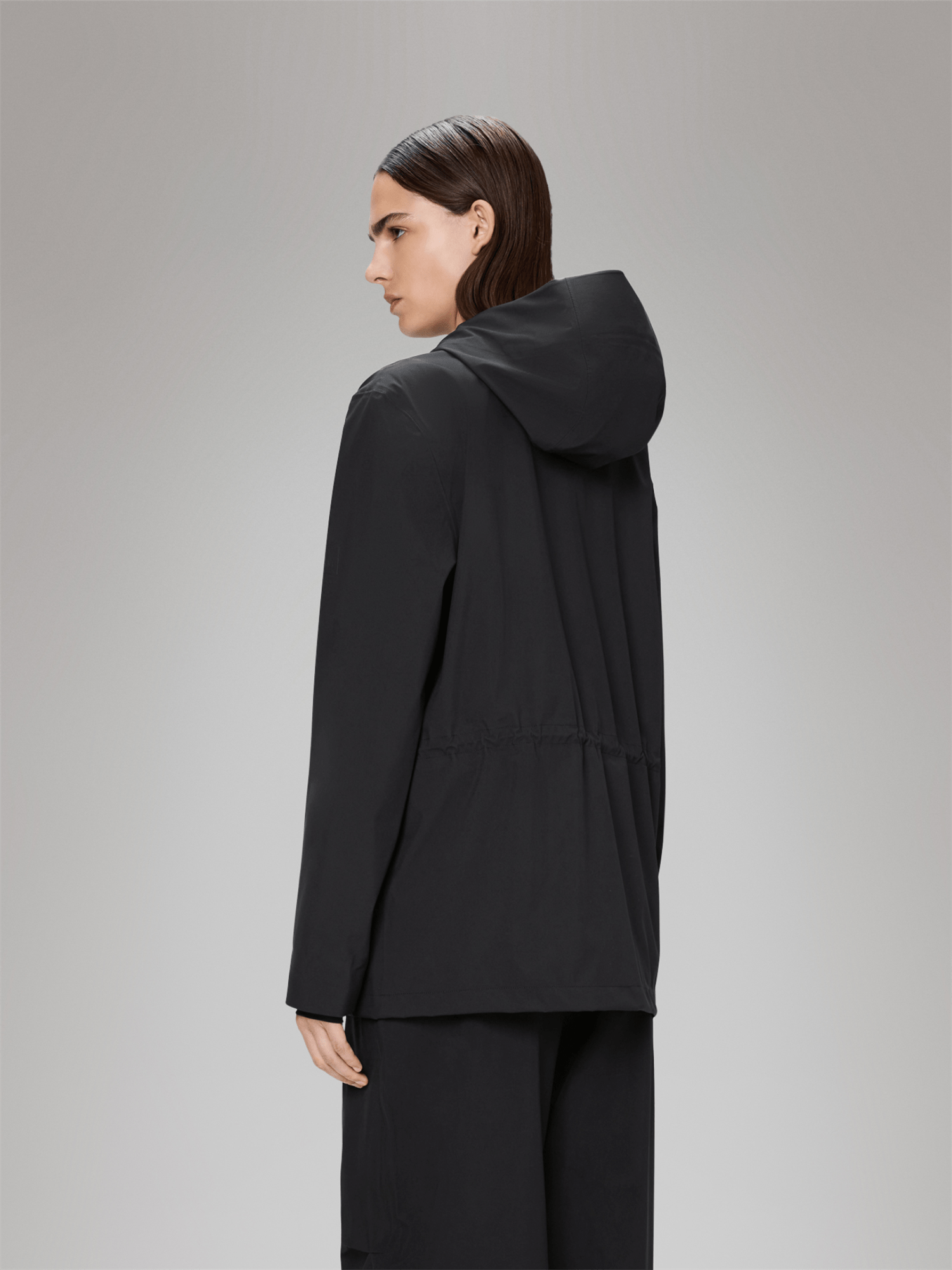 Suva Hardshell String W Jacket - Black - at home