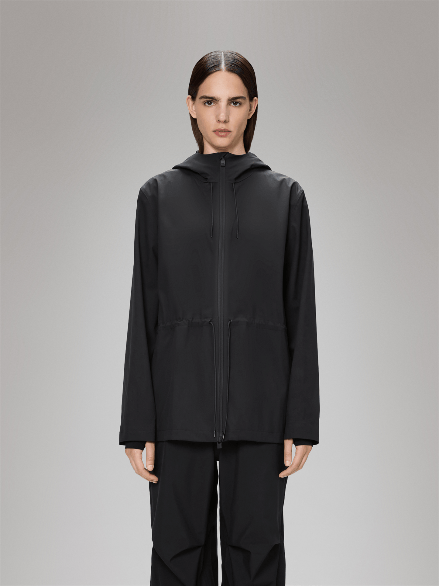 Suva Hardshell String W Jacket - Black - at home