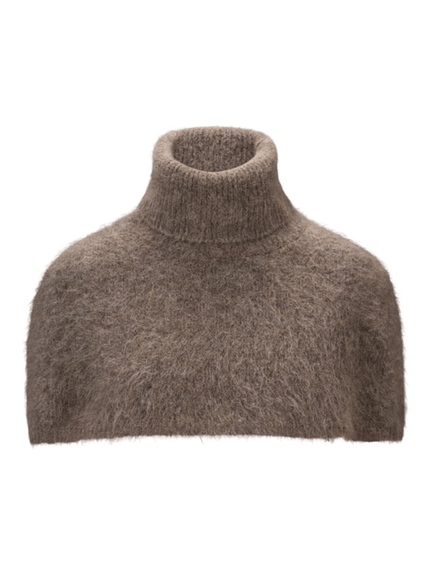 Sylvia Chunky Neck - Brown - at home