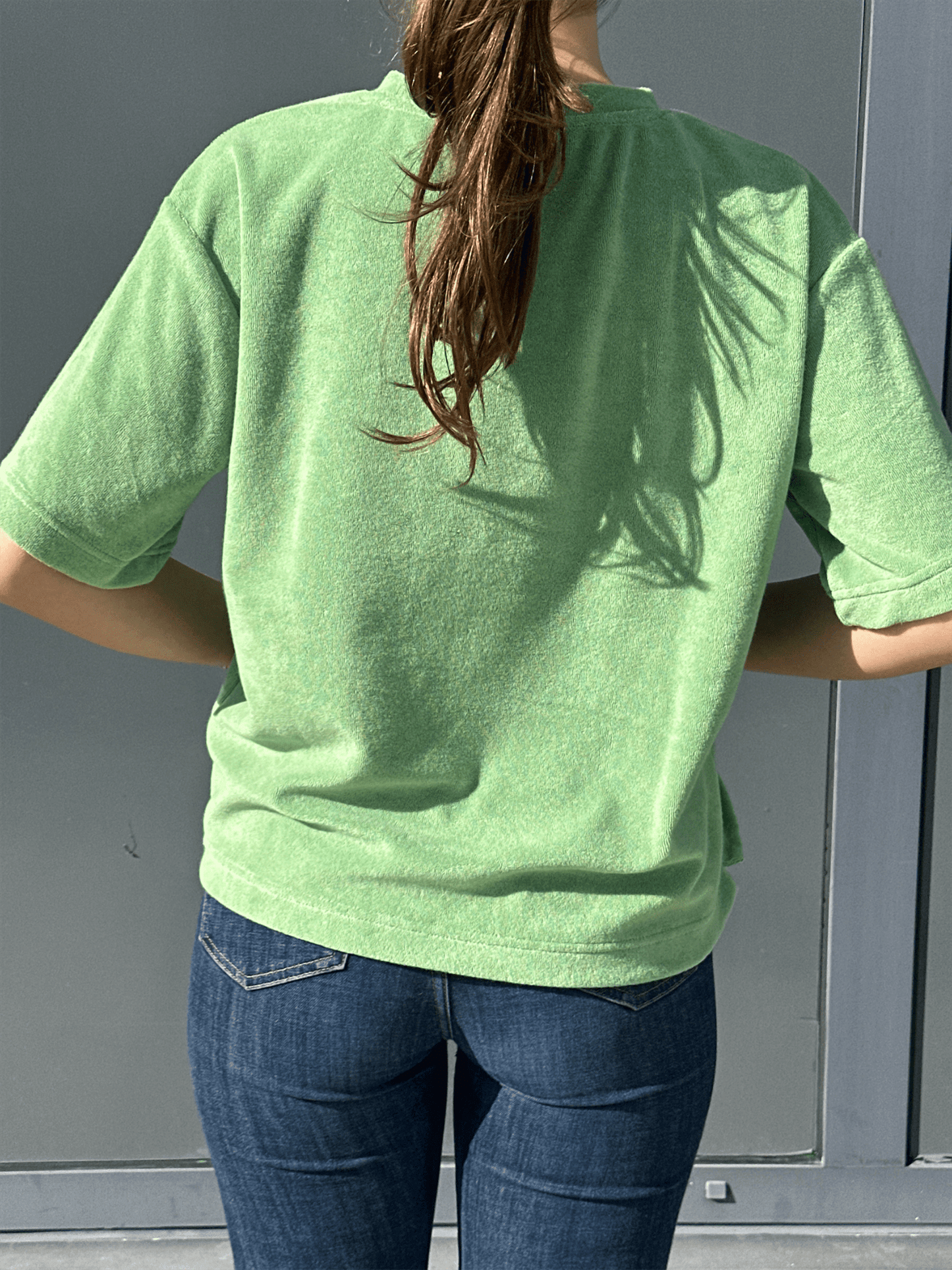 T-shirt - Aspen Green - at home