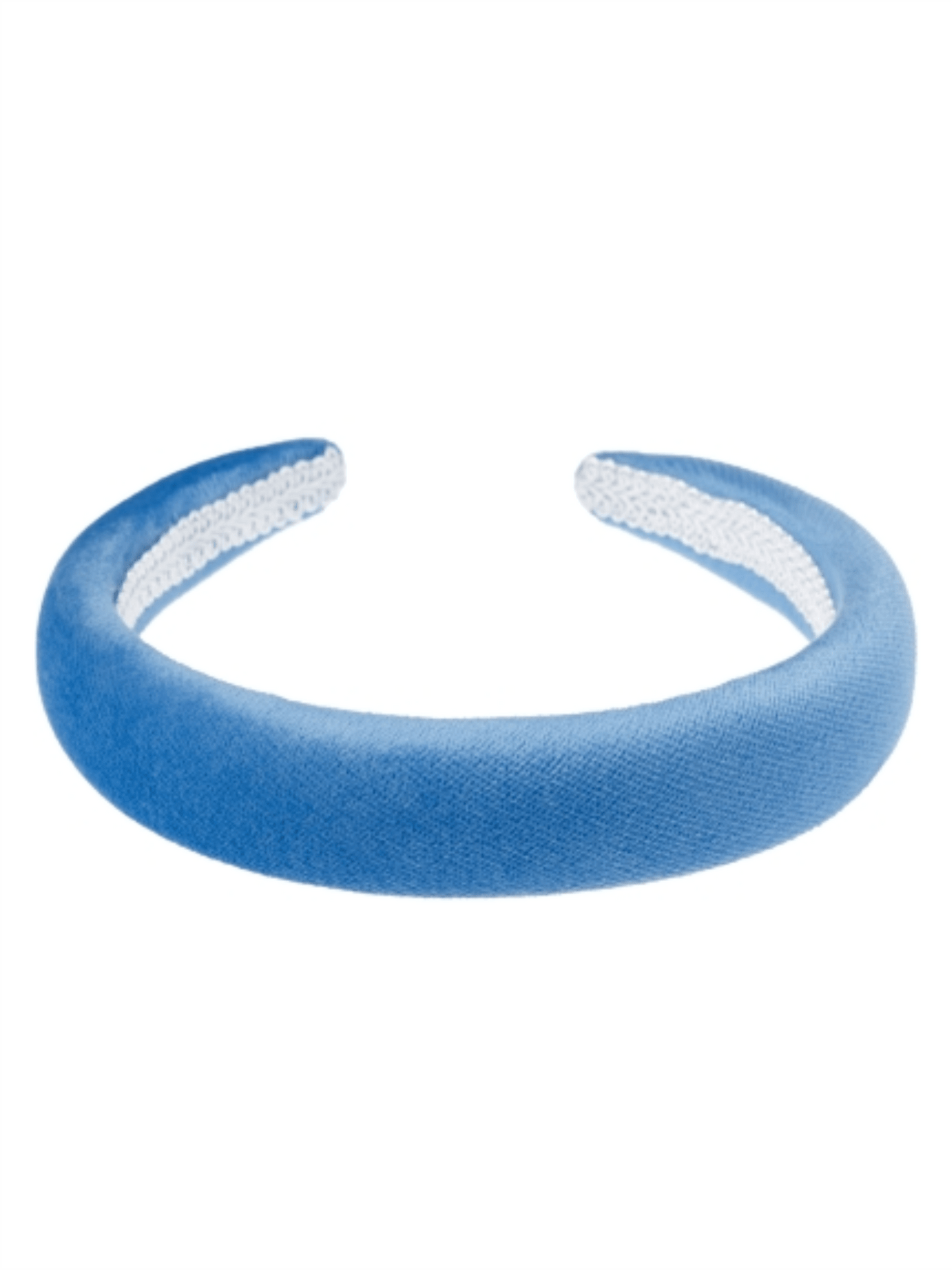 Velvet Hairband Broad - Ibiza Blue - at home