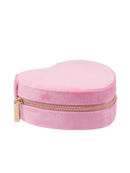 Velvet Heart Jewellery bBox - Bubblegum Pink - at home