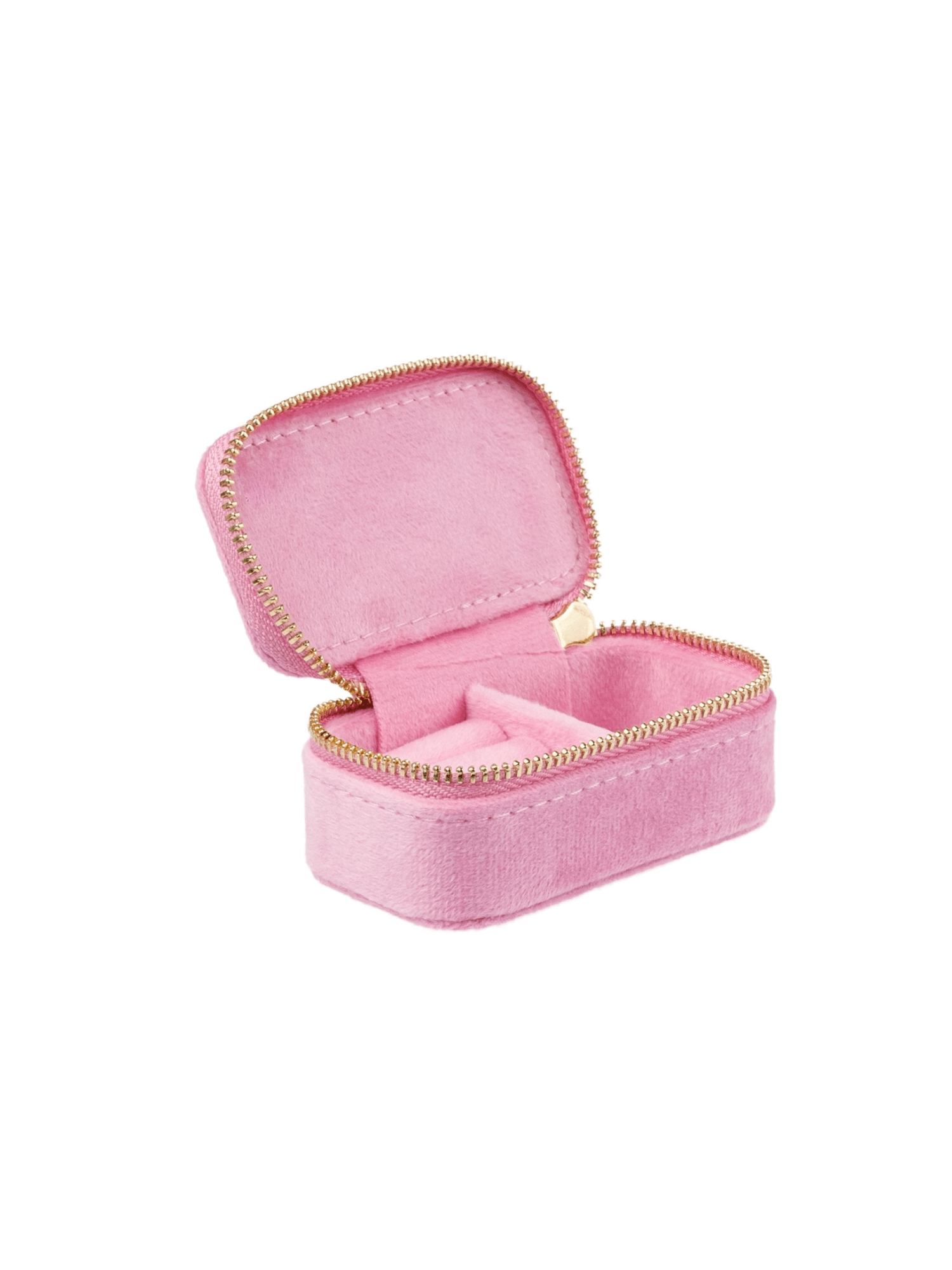 Velvet Jewelry Box Micro - Bubblegum Pink - at home