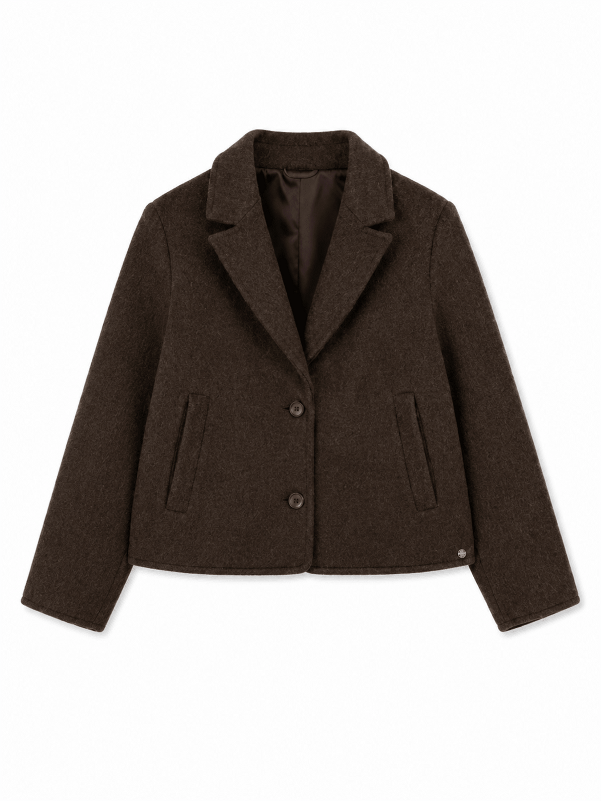 Wool Short Jacket - Moro - at home