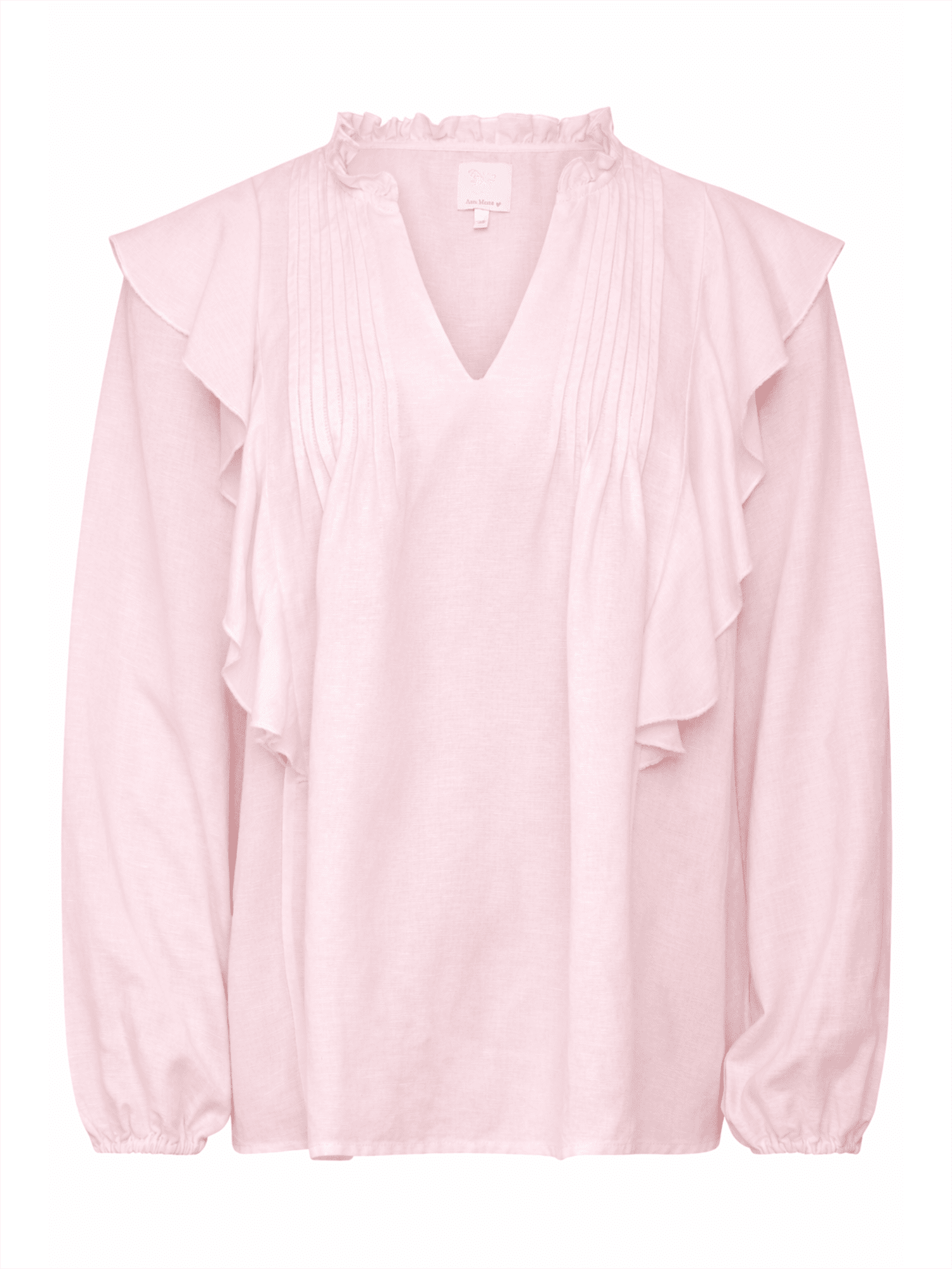 Zuri Blouse - Pale Rose - at home