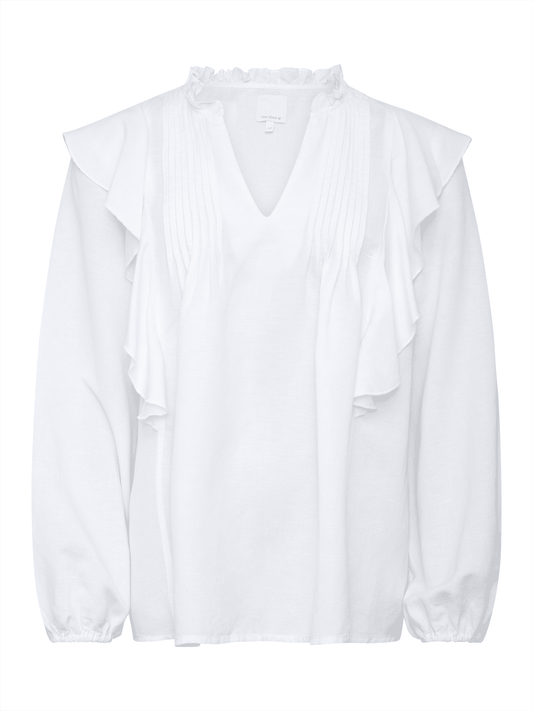 Zuri Blouse - White - at home