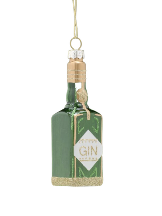 Julekule - Gin Flaske Grønn