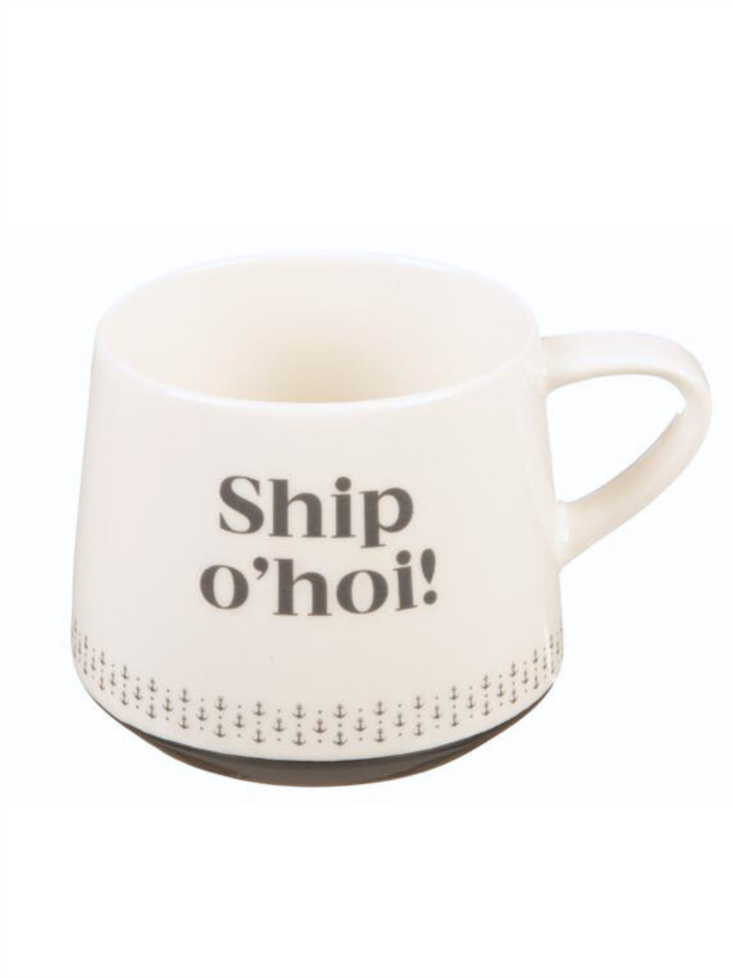 Krus "Ship o'hoi!" - Hvit
