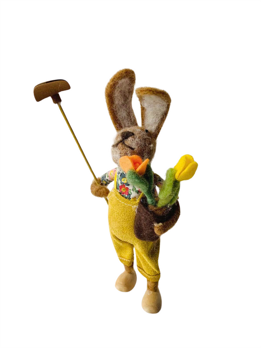 Påskepynt - Hare Som Gartner 22cm