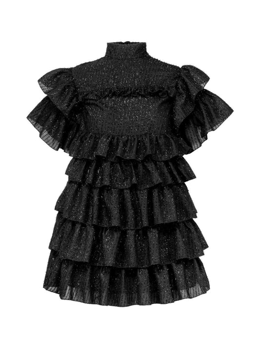 Majesty Dress - Black - at home