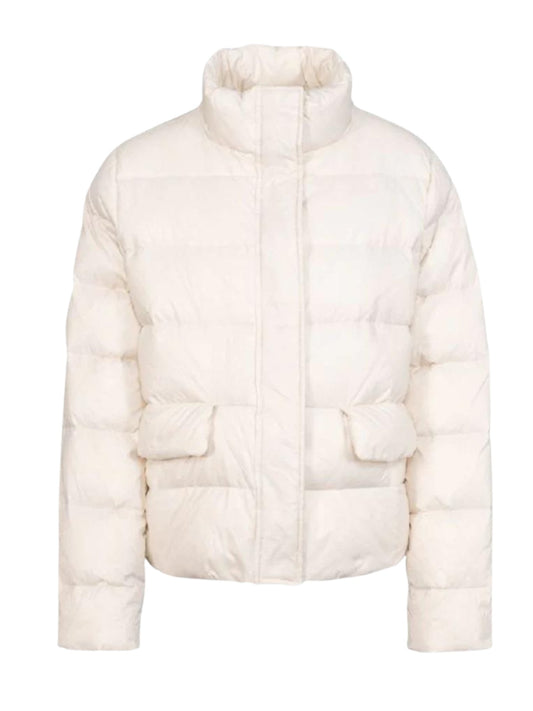 Naos Down Jacket - Light Beige - at home