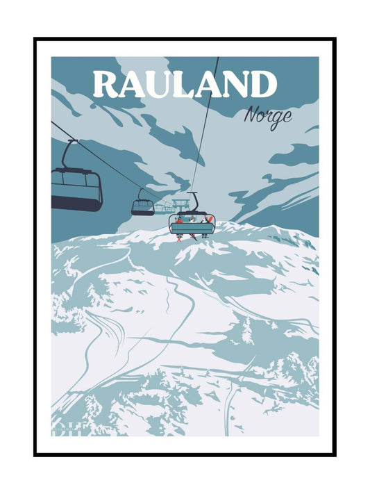 Poster - Rauland 30x40cm - at home