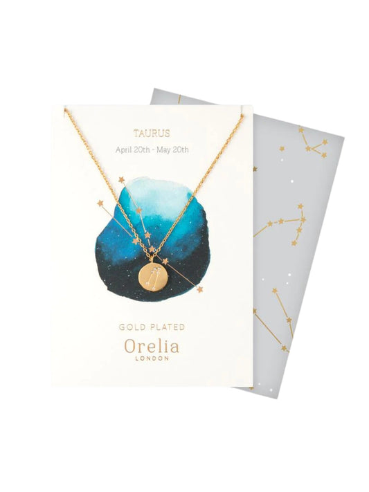 Taurus Constellation Necklace With Gift Pouch - at home