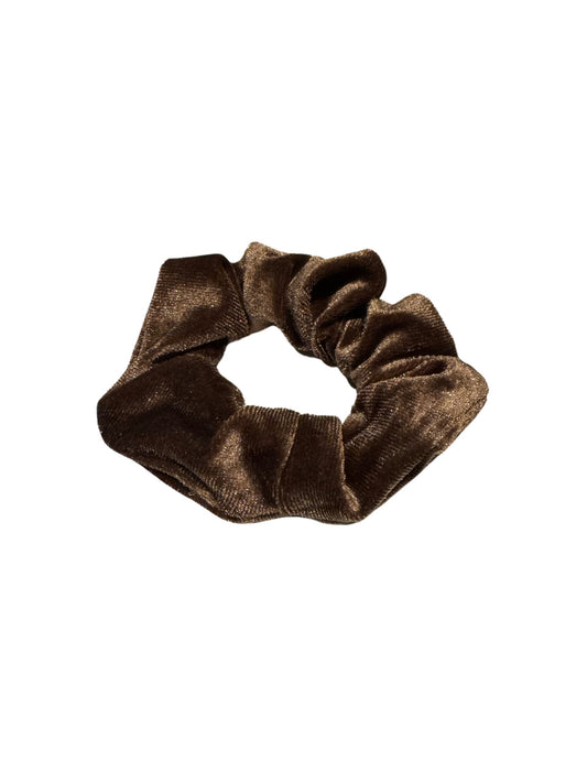 Velur Scrunchie - Taupe - at home